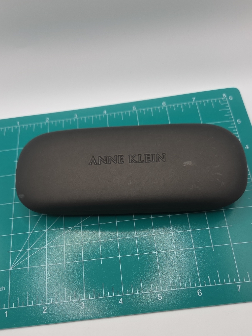 Anne Klein Matte Black Hard Eyeglass Case